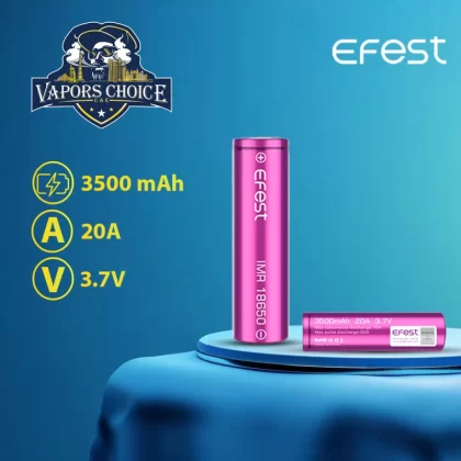 EFEST 18650 3500mAh 20A IMR BATTERY
