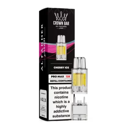 Al Fakher Crown Bar Pro Max 12K Prefilled Pod Cherry Ice