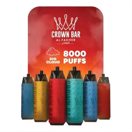پاد یکبار مصرف 8000 پاف کرون بار الفاخر | CROWN BAR AL FAKHER 8000