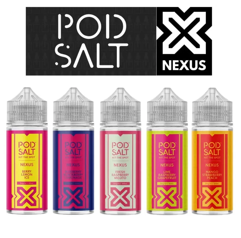 Pod Salt Nexus 100ml E-Liquid Shortfill