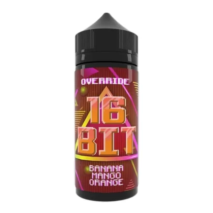 16 BIT Override E-Liquid 100ml Shortfill