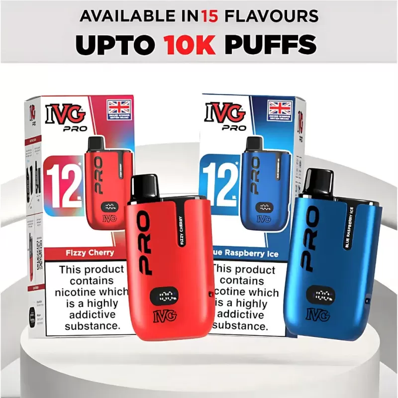 IVG Pro 10K / Pro 12 Pod Vape Kit | 20mg | 10,000 Puffs