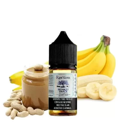 سالت خامه موز بادام زمینی رایپ ویپز | RIPE VAPES MONKEY SNACK