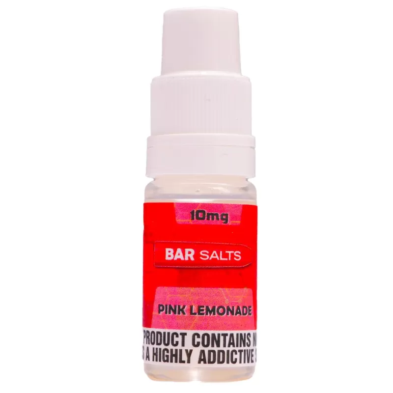 Pink Lemonade 10ml Nic Salt E-liquid By Bar Salts