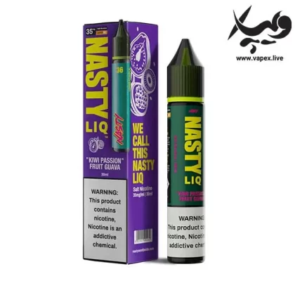 سالت کیوی پشن فروت گواوا نستی Nasty LIQ 36 Kiwi Passionfruit Guava