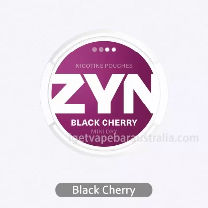 ZYN Mini Dry Black Cherry 3MG – Sweet and Tart Black Cherry Delight