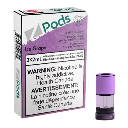 Z POD 2% 3 X 2ML – ICE GRAPE