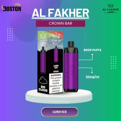 Al Fakher Crown Bar Lush Ice 20mg/ml-8000 puffs