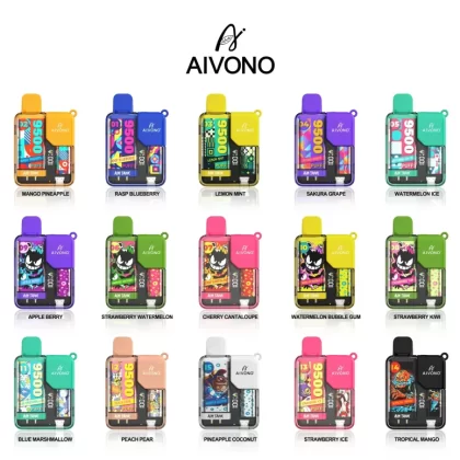 AIVONO AIM TANK 9500 Puffs 0% 2% 3% 5% Rechargeable Bulk Buy Disposable Vape Wholesale