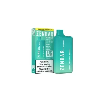 Zen Bar Disposable Vape Wholesale – 6000 Puffs, 13mL Premium Capacity, 5% Strength option, Compact Design