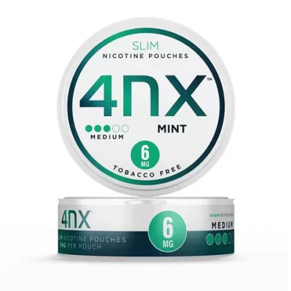 4NX Nicotine Pouch - Mint 6mg - UK