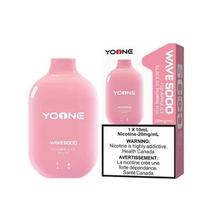 Yoone wave 5000 Fuji Apple Ice 20mg/mL disposable Provincial