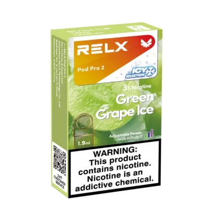 正品悦刻 RELX 海外版 - 极凉青提 Green Grape Ice-单颗装三颗起售
