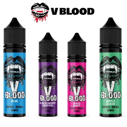 2x V Blood 50ml E liquids – 50/50VG – All Flavours