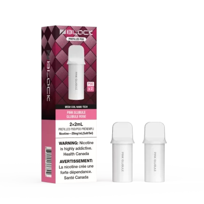 ZBlock Replacement Pods 2-Pack (2mL) - Pink Glubule