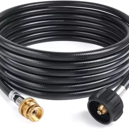 18ft Propane Hose Adapter 1lb to 20lb, Perfect for Buddy Heater, Coleman Stove, Weber Q and More 1lb Small Appliances