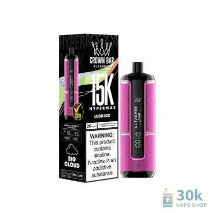 Al Fakher Crown Bar 15000 Hyper Max Disposable Vape – Ultimate Power & Longevity