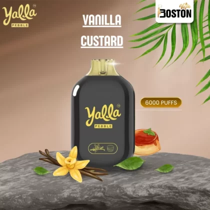 Yalla Pebble Vanilla Custard 20mg/ml-6000 puffs