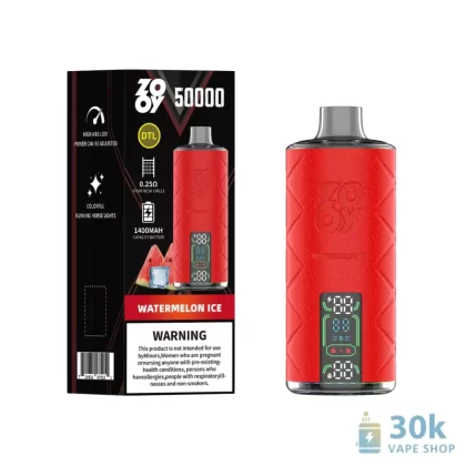 Zooy Shisha 50000 Puffs Disposable Vape | Rechargeable & Adjustable Airflow