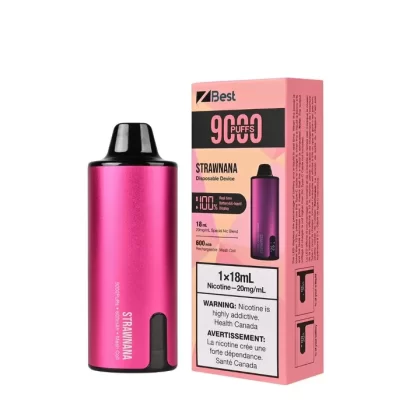 ZBEST Disposable Vape - Supreme Nic Blend - 9000 Puffs - Strawnana
