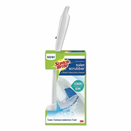 Wholesale Scotch-Brite Toilet Scrubber Starter Kit, 1 Handle And 5 Scrubbers