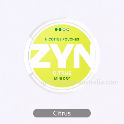 ZYN Mini Dry Citrus 3MG – Zesty Citrus Burst for a Refreshing Taste