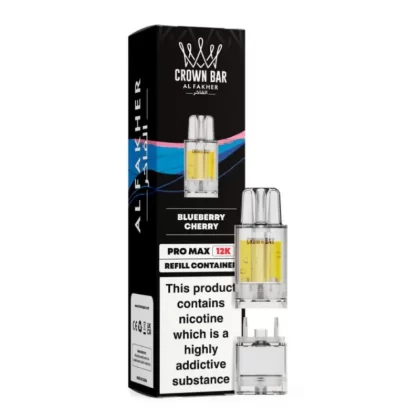 Al Fakher Crown Bar Pro Max 12K Prefilled Pod Blueberry Cherry