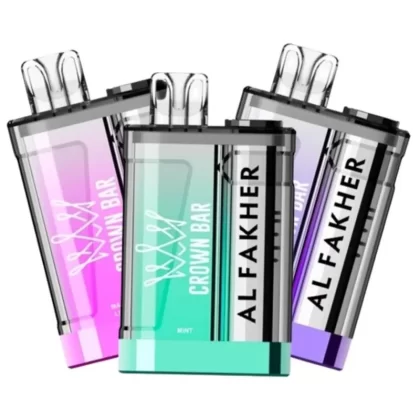 AL FAKHER Crown Bar Crystal Disposable Vape Wholesale 9000 Puffs High Capacity Sleek Design