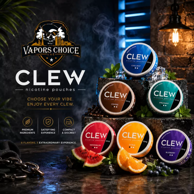 CLEW Nicotine Pouches – High-Quality Tobacco- Snus for UAE