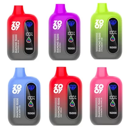 Zooy Diamond Disposable Vape Wholesale – 15K Puffs, 25ml, Type-C Rechargeable
