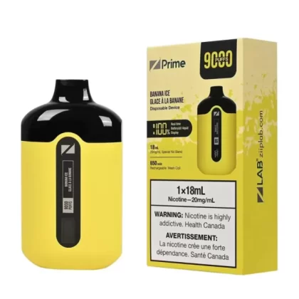 ZPrime Disposable Vape - ZPOD - 9K Puffs - Banana Ice