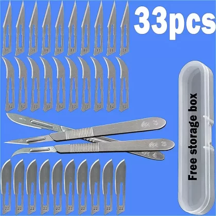 33pcs Crafting Knife Set With Case