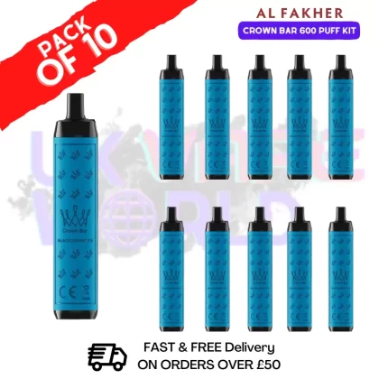 White Flash Al Fakher 600 Puff Kits Box Of 10