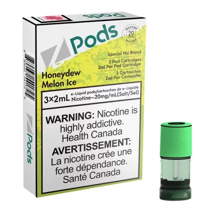 Z POD 2% 3 X 2ML – HONEYDEW MELON ICE