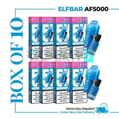 AF5000 ELF BAR Blueberry Sour Raspberry Prefilled Vape Kit