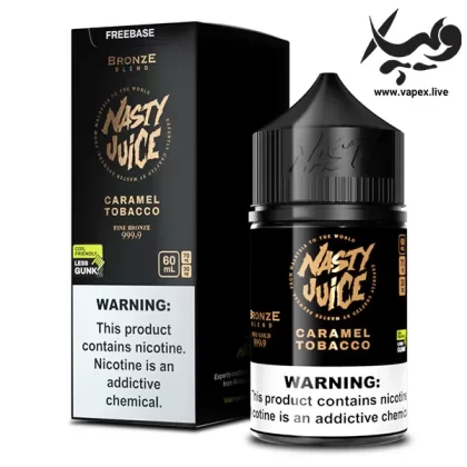 جویس نستی تنباکو کارامل برونز Nasty Tobacco Bronze Blend