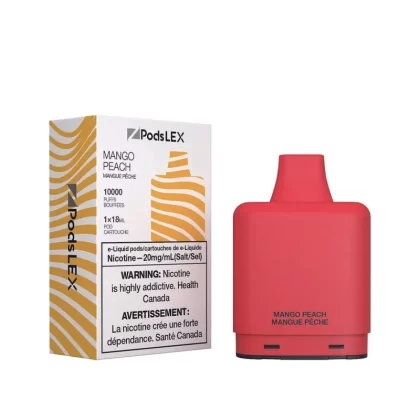 Z Pods LEX Mango Peach Disposable Vape Pod