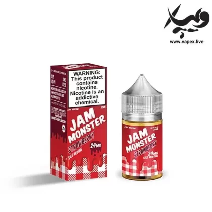 سالت توت فرنگی جم مانستر Jam Monster Strawberry