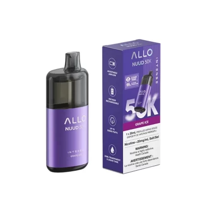 ALLO Intense Nuud 50K Disposable Vape - Grape Ice (MB)