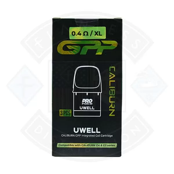Uwell CALIBURN GPP Integrated Coil Cartridge Pods Side Refill/ 3 Pack