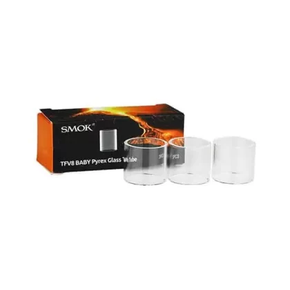 3 x Smok TFV8 Baby Pyrex Glass Tube