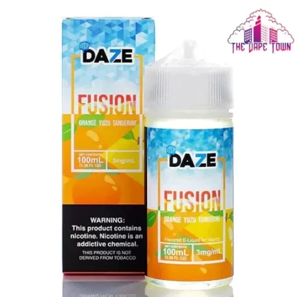 7 Daze Fusion Iced Orange Yuzu Tangerine - 100ml