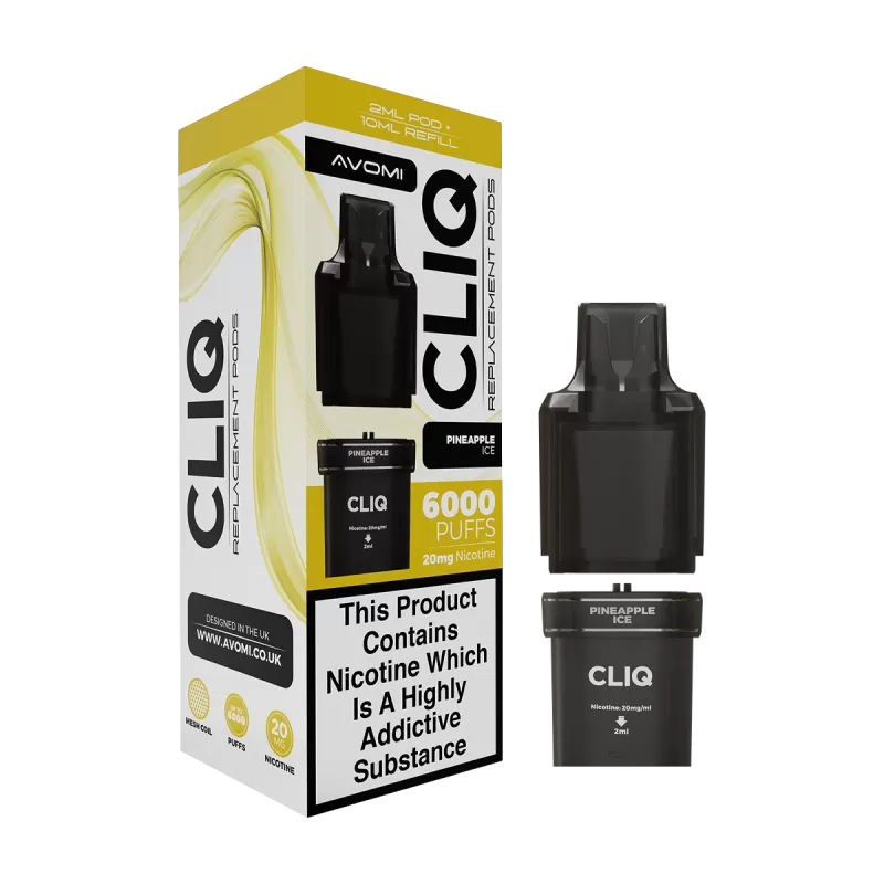 Pineapple Ice Avomi Cliq 6000 Refill Pack