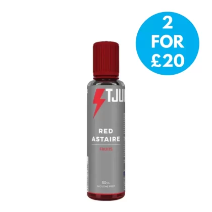 0mg T Juice Red Astaire Shortfill 50ml (60VG/40PG)