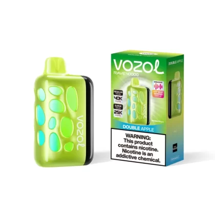 40000 Puffs Disposable Vape | VOZOL RAVE Peach Raspberry Lemonade | Rechargeable Vape