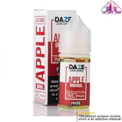 7 Daze Reds Salt Apple Original Iced 30/50mg - 30ml E-Juice