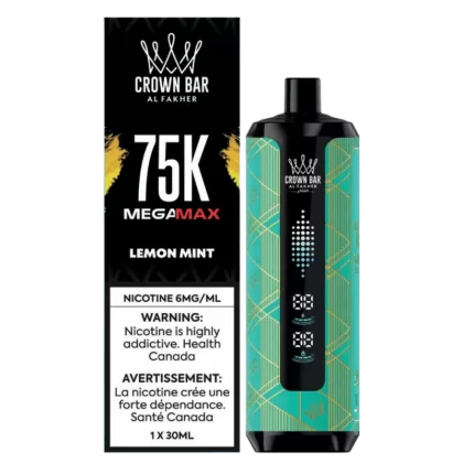 Al Fakher Mega Max 75K – Lemon Mint Disposable Vape