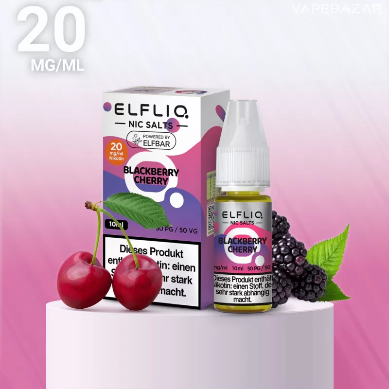 ELFLIQ Blackberry Cherry 20 mg/ml – Nikotinsalz Liquid 10 ml
