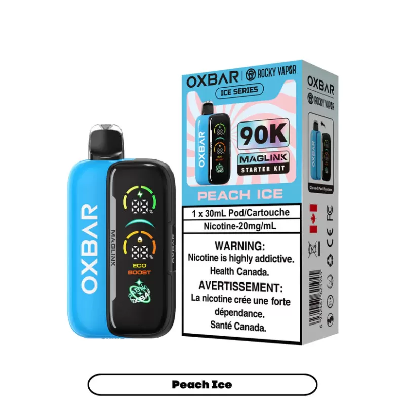 Peach Ice - Rocky Vapor Oxbar Maglink 90K kit