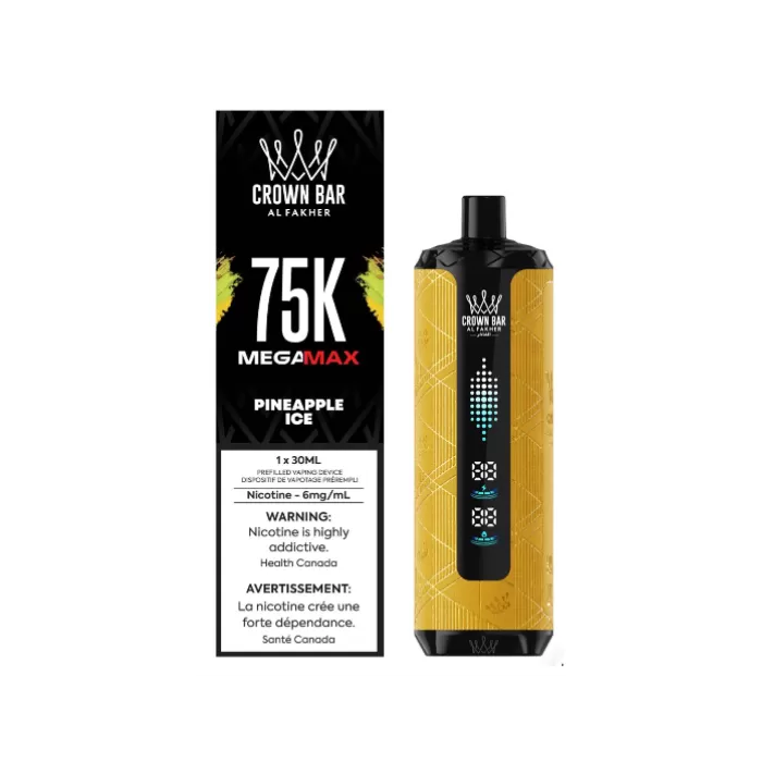 Pineapple Ice - Al Fakher Crown Bar Disposable Vape 75000